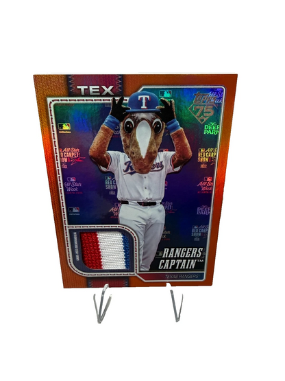 Rangers Captain 2026 Topps Series 1 Orange Relic /25 #MAS-CAP Rangers