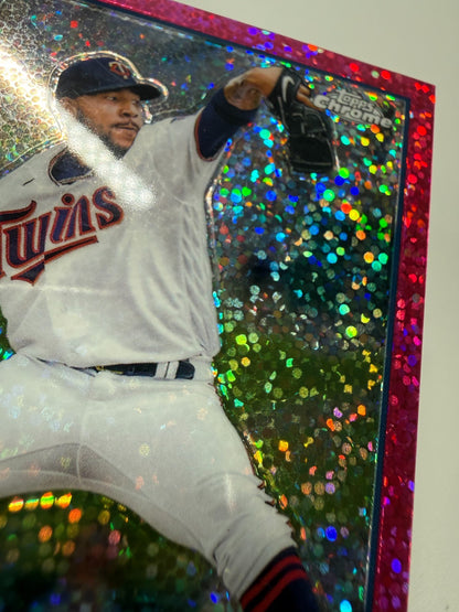 Simeon Woods Richardson 2023 Topps Chrome Magenta Speckle Refractor  RC /350