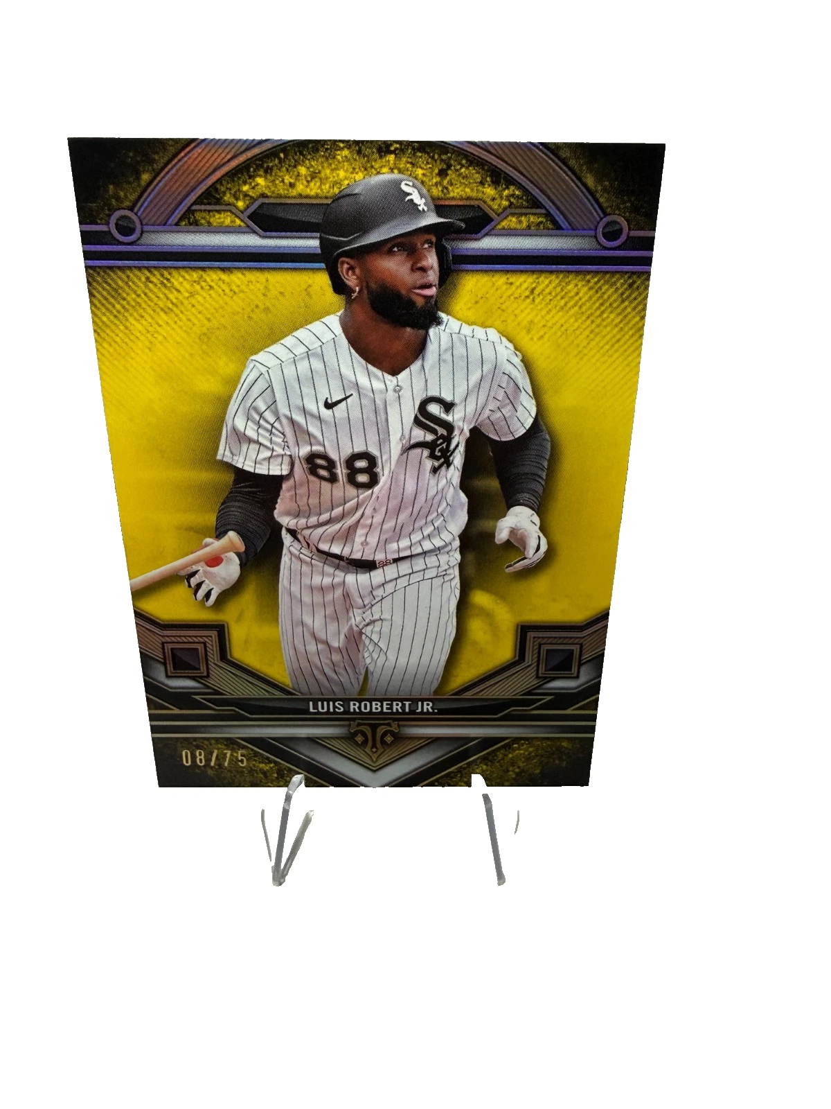 Luis Robert Jr. 2024 Topps Triple Threads Citrine /75 #135 White Sox