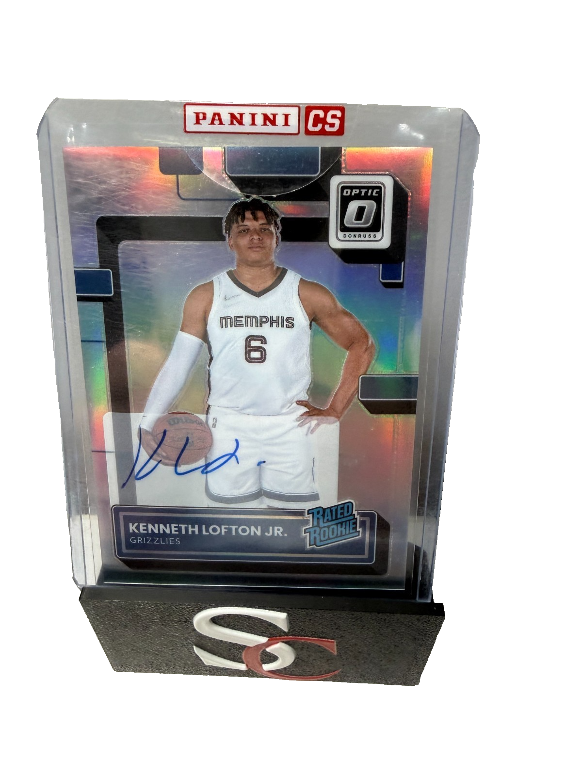 Kenneth Lofton Jr. 2022-23 Panini Donruss Optic Rated Rookie Holo Auto #202