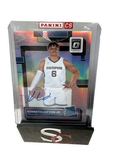 Kenneth Lofton Jr. 2022-23 Panini Donruss Optic Rated Rookie Holo Auto #202