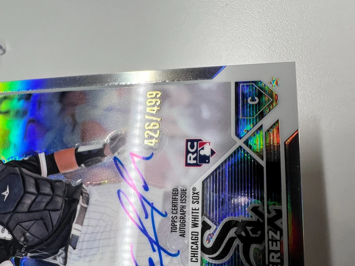 Carlos Perez 2023 Topps Chrome Refractor Auto RC /499 #RA-CP White Sox