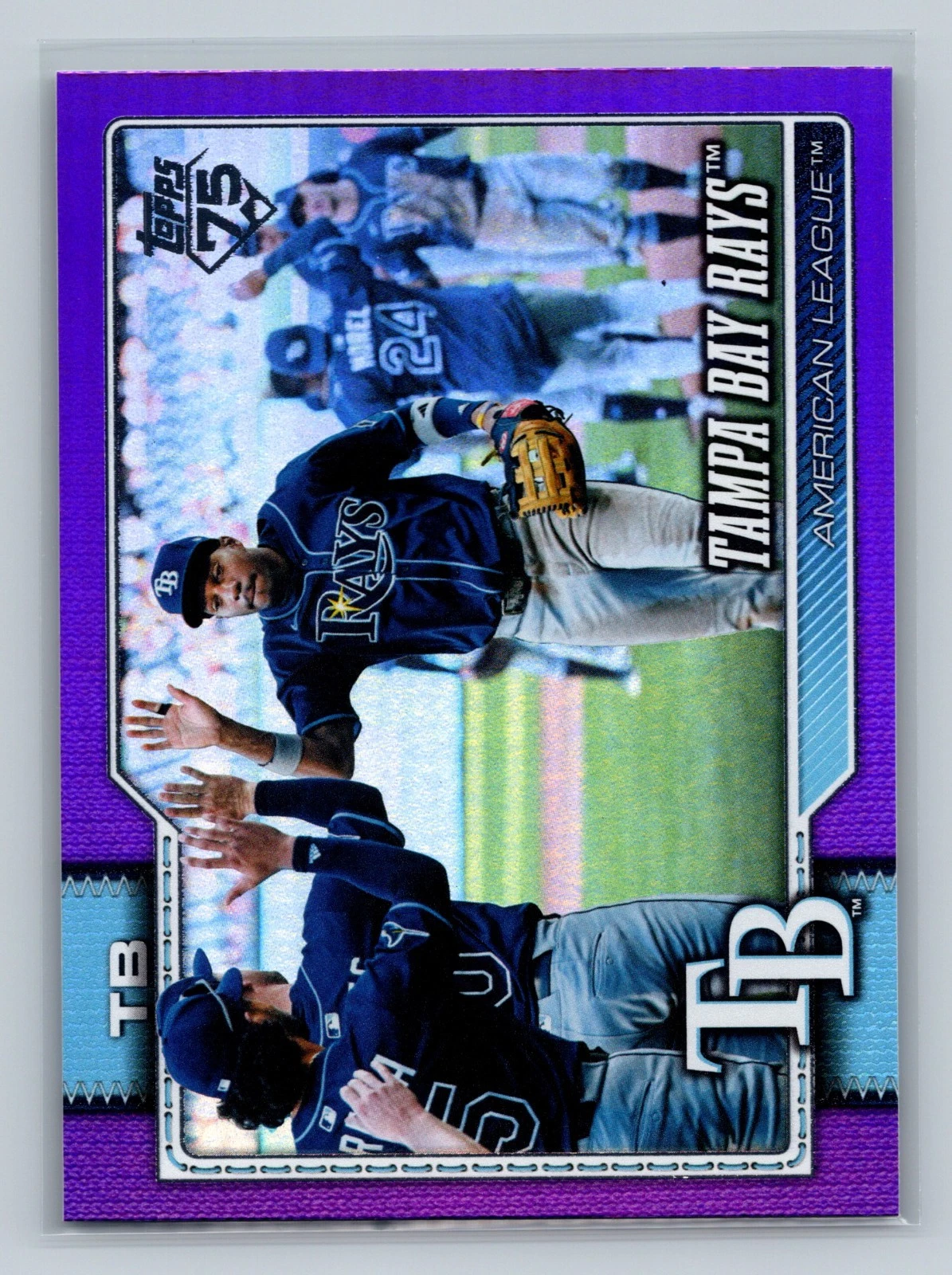 2026 Topps Series 2 Purple Foil /250 #408 Rays