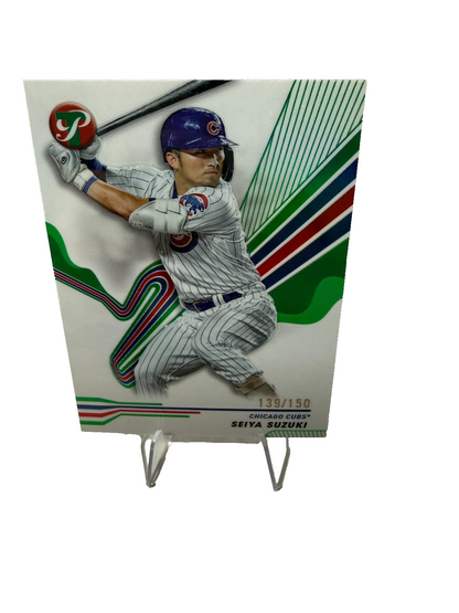 Seiya Suzuki 2024 Topps Pristine Green Refractor /150 #74 Cubs