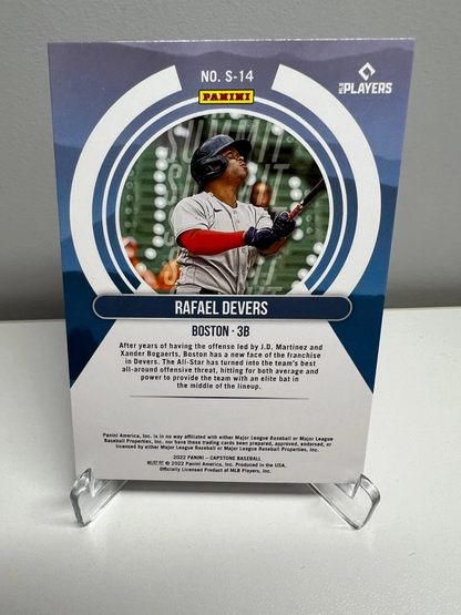 Rafael Devers 2022 Panini Capstone Summit #S14 Red Sox