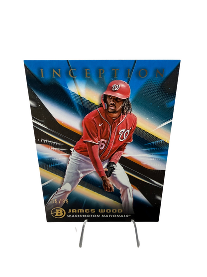 James Wood 2023 Bowman Inception Blue Foil /99 #31 Nationals