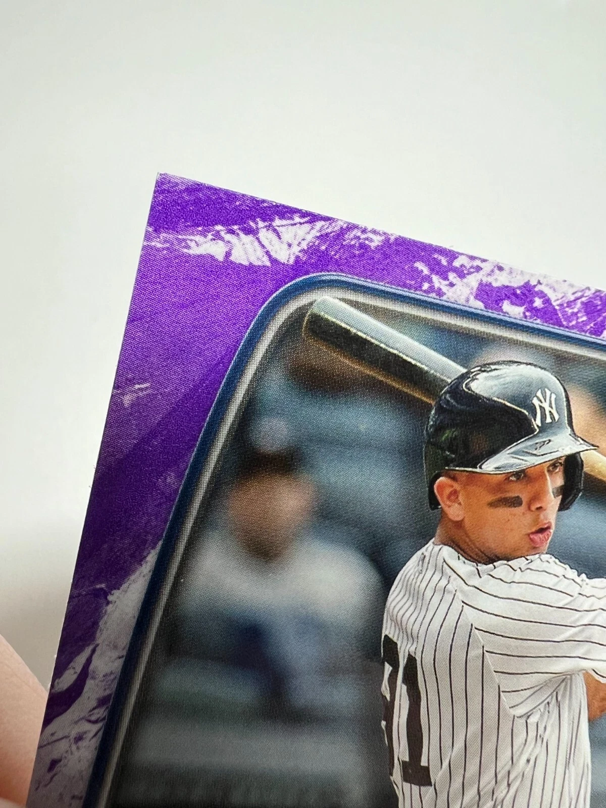 Oswald Peraza 2023 Bowman Purple Pattern RC /199 #70 Yankees