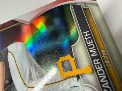 Zander Mueth 2023 Bowman Draft Chrome 1st Rose Gold Refractor /10 #BDC-131