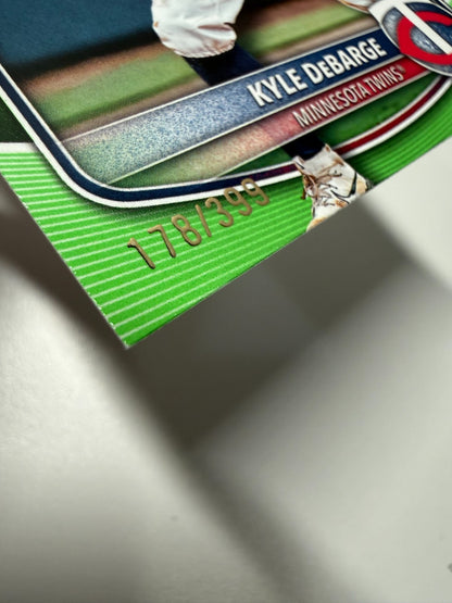 Kyle DeBarge 2025 Bowman 1st Paper Neon Green /399 #BP-139 Twins