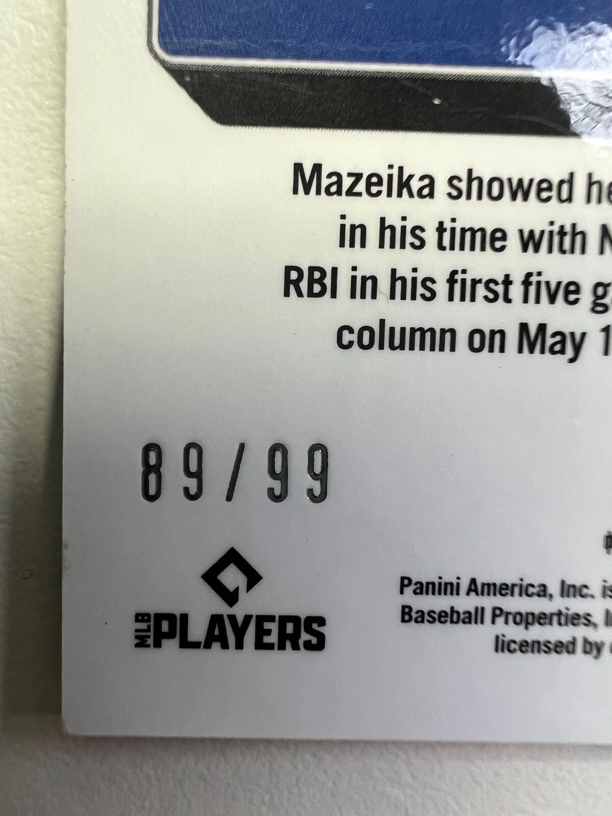 Patrick Mazeika 2022 Donruss Optic Rated Rookie Green Stars Auto /99 #RRS-PM