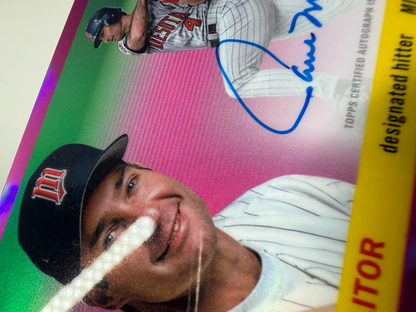 Paul Molitor 2023 Topps Chrome Platinum Anniversary Auto Pink Refractor Auto /15