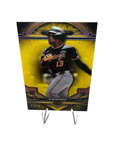 Ke'Bryan Hayes 2024 Topps Triple Threads Citrine Parallel /75 #143 Pirates