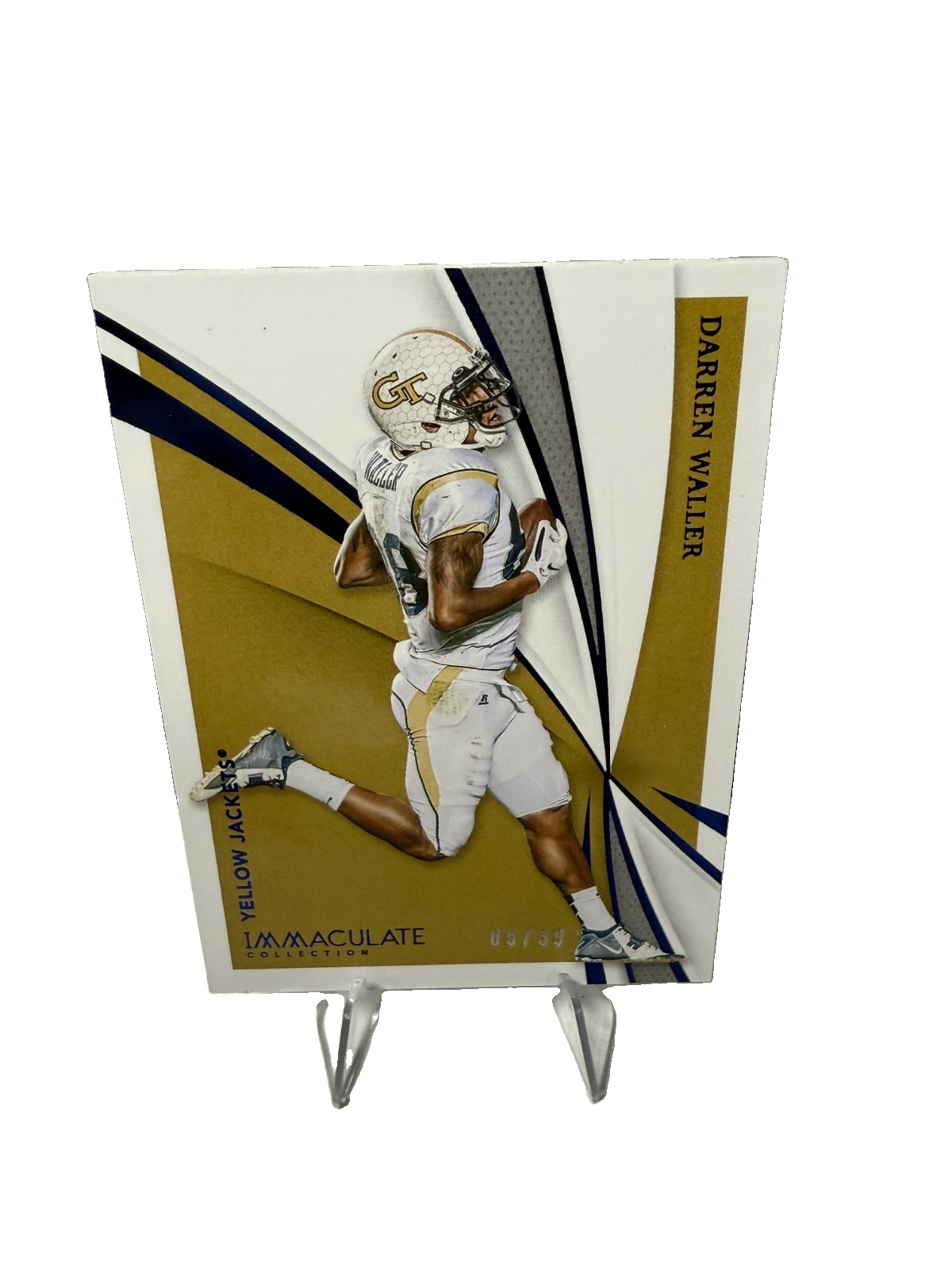 Darren Waller 2021 Panini Immaculate Collection Collegiate Blue /39 #38