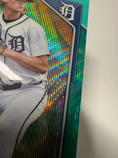 Michael Massey 2024 Bowman Chrome Draft 1st Aqua Wave Refractor /125 #BDC-80