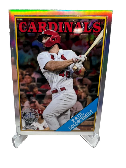 Paul Goldschmidt 2023 Topps Chrome 1988 35th Anniversary Refractor #88BC-2