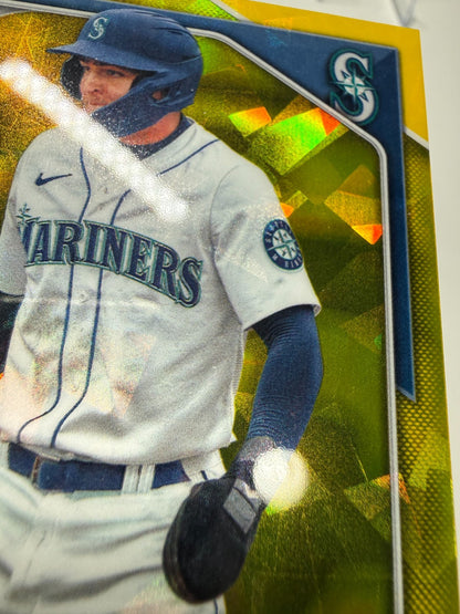 Ben Williamson 2024 Bowman Chrome 1st Saphhire Yellow Refractor /75 #BCP-67
