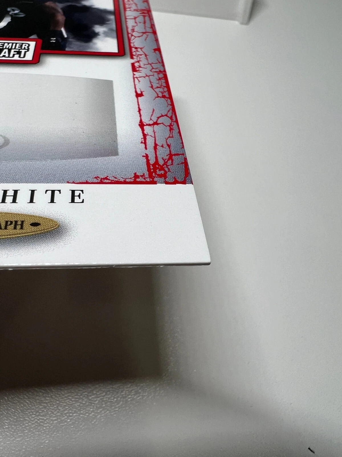 Jarell White 2021 Sage Premier Draft Red Auto #A184