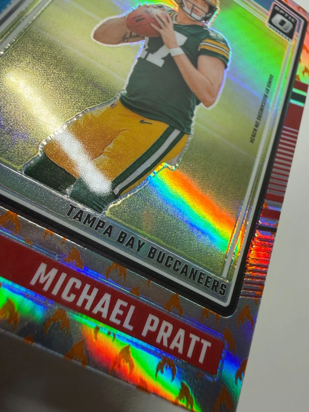 Michael Pratt 2024 Panini Donruss Optic Rated Rookie Fire Emoji RC #339