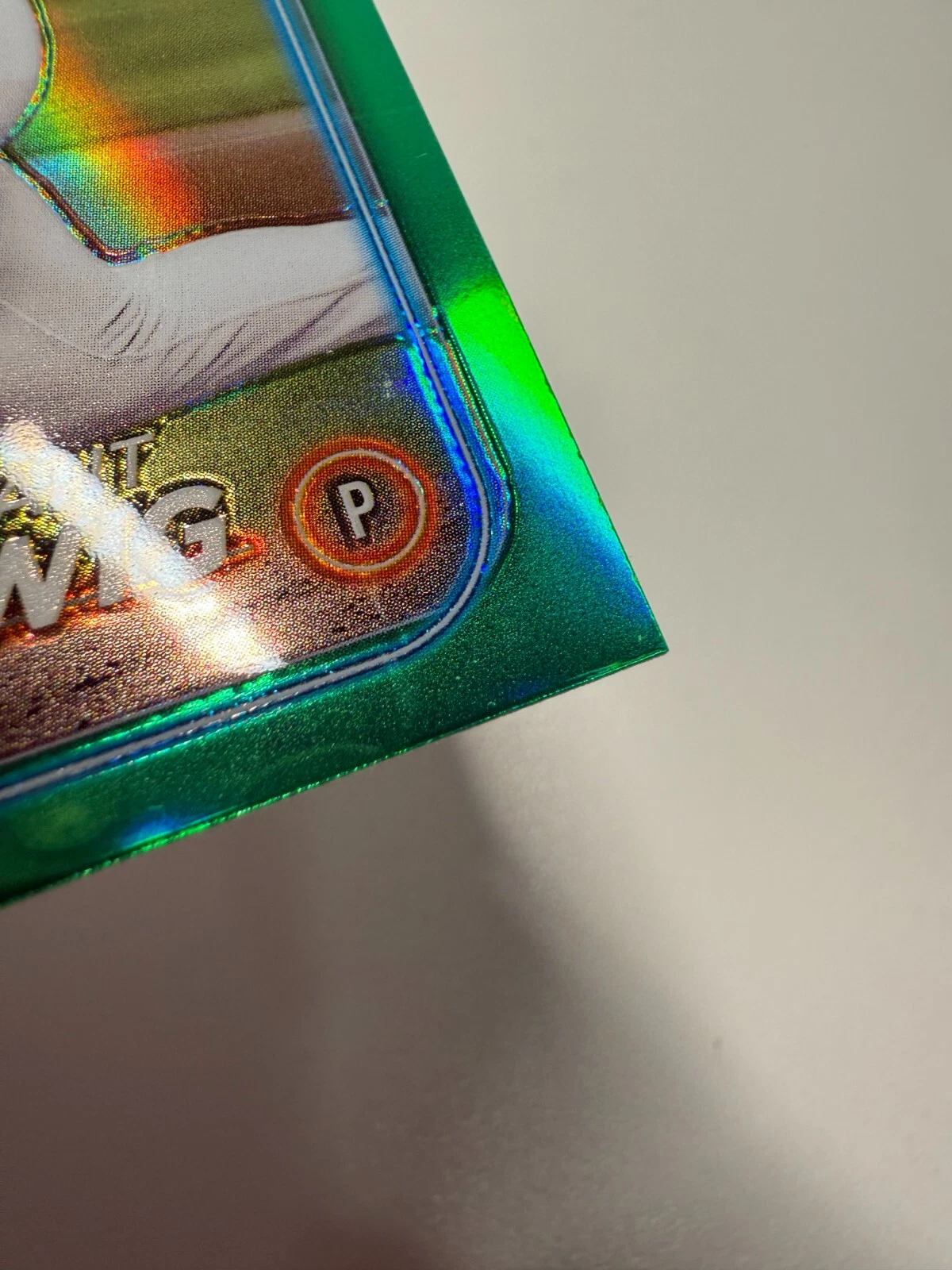 Grant Hartwig 2024 Topps Chrome Green Refractor RC /99 #45 Mets