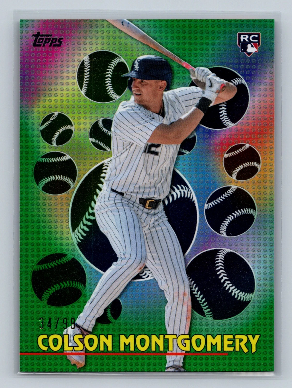 Colson Montgomery 2026 Topps Titans of the Game Green RC /99 #TOG-24 White Sox