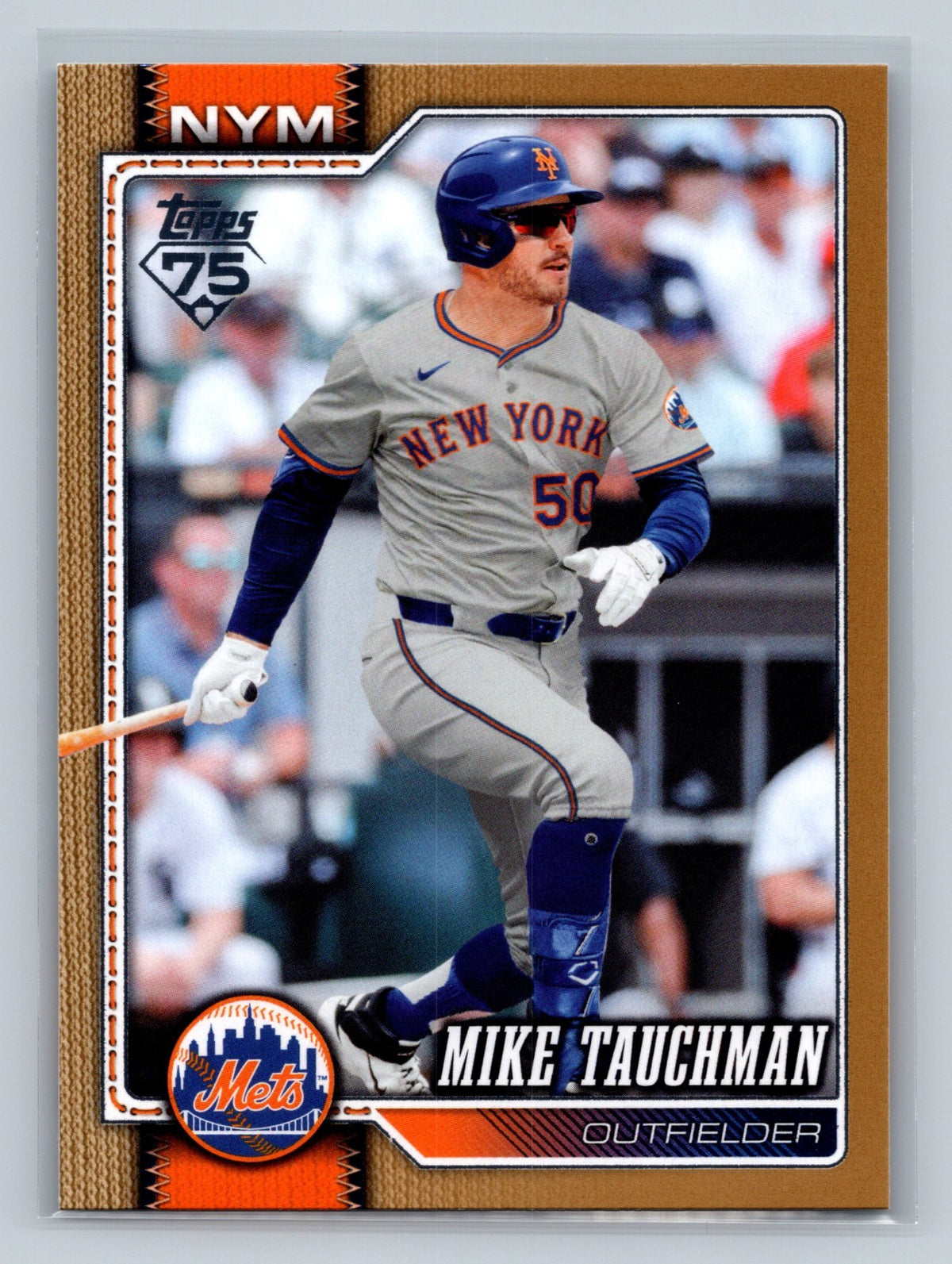 Mike Tauchman 2026 Topps Series 2 Paper Gold Border /2026 #411 Mets