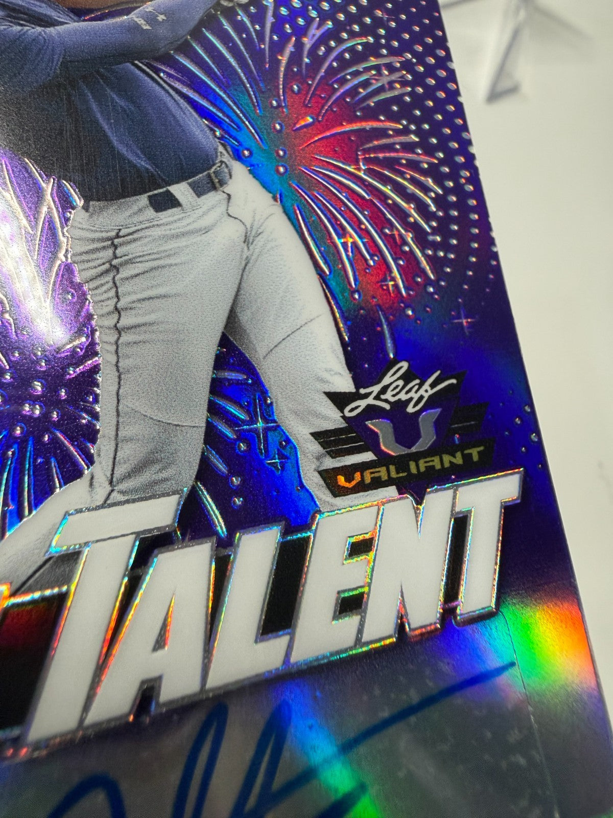 Coby Mayo 2020 Leaf Valiant The Talent Purple Auto /25 #TT-CM3 Orioles