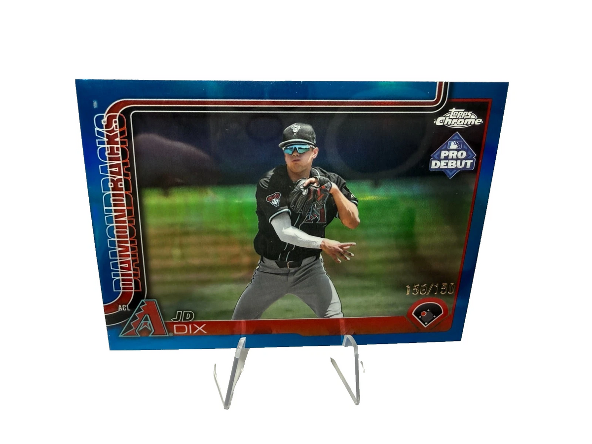 JD Dix 2025 Topps Pro Debut Blue Refractor /150 #PDC-6 Diamondbacks