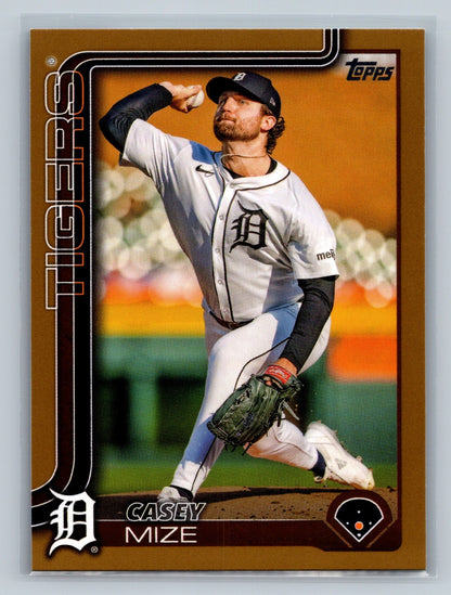 Casey Mize 2025 Topps Series 1 Gold /2025 #315 Tigers