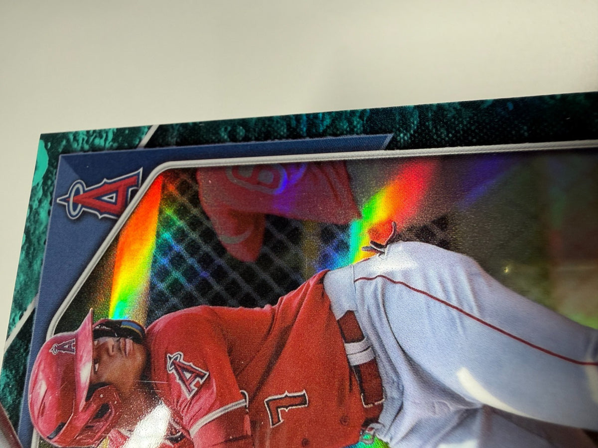 Joswa Lugo 2024 Bowman Draft Chrome Aqua Lunar Refractor /125 #BDC-93 Angels