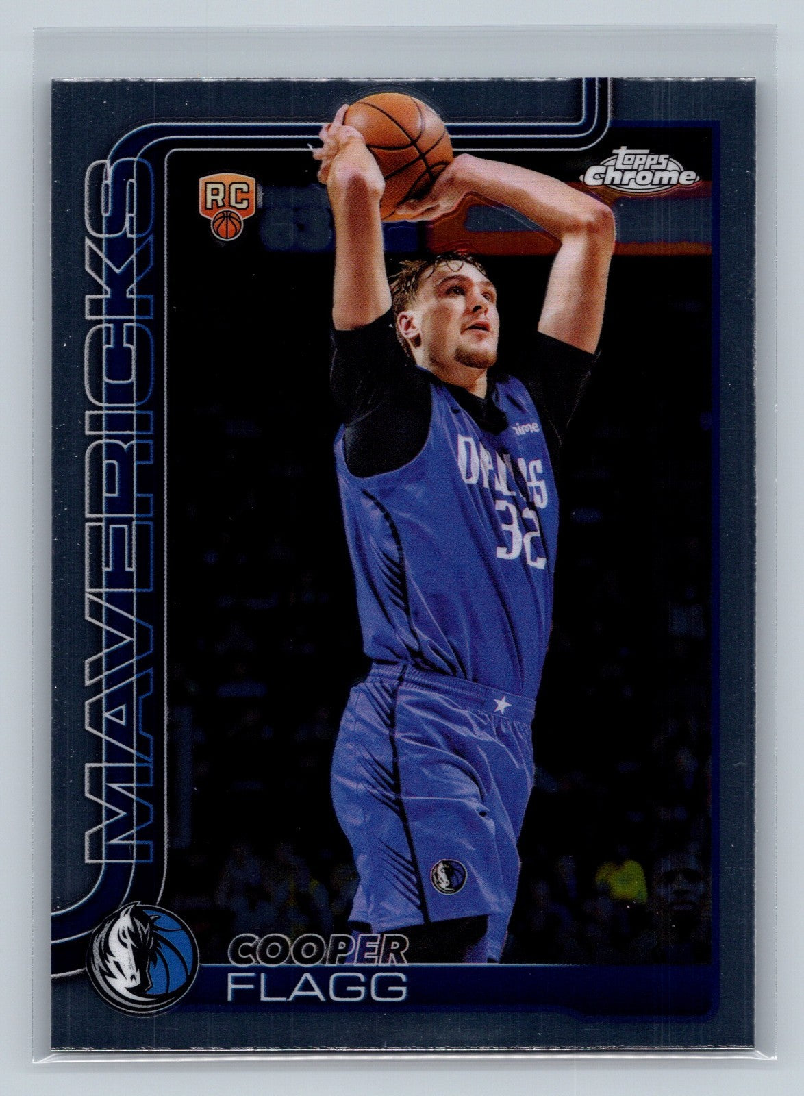 Cooper Flagg 2025-26 Topps Chrome Base RC #251 Mavericks