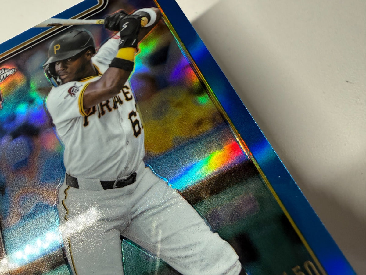 Ronny Simon 2025 Topps Chrome Update Series Blue Refractor RC /150 #USC35