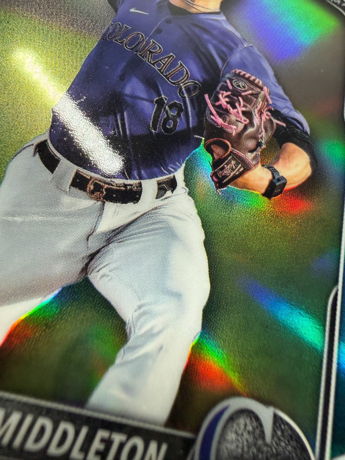 Jb Middleton 2025 Bowman Draft Chrome 1st Sky Blue Refractor #BDC-78 Rockies