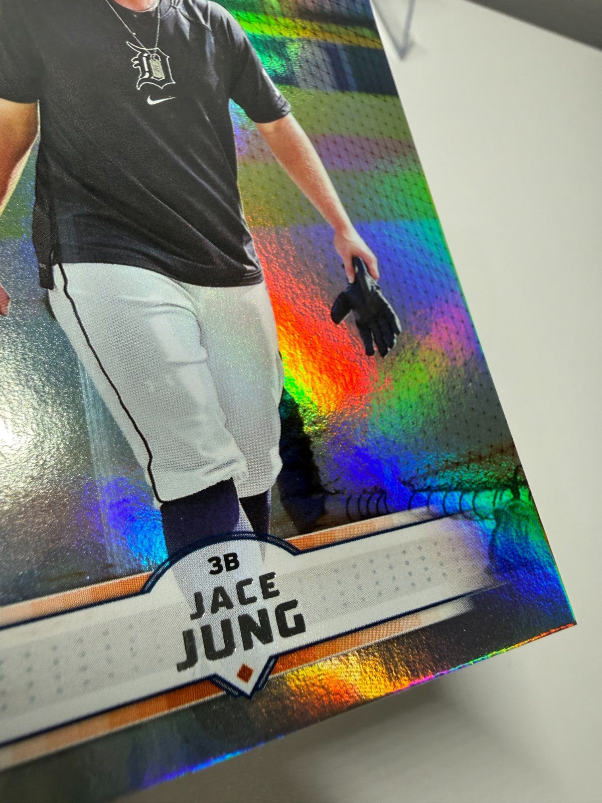 Jace Jung 2025 Topps Stadium Club Rainbow Foil RC /25 #47 Tigers