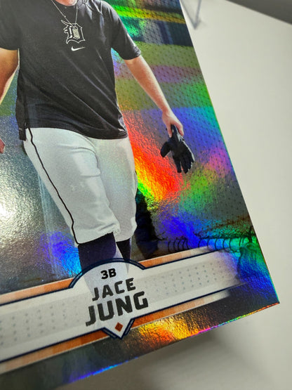 Jace Jung 2025 Topps Stadium Club Rainbow Foil RC /25 #47 Tigers
