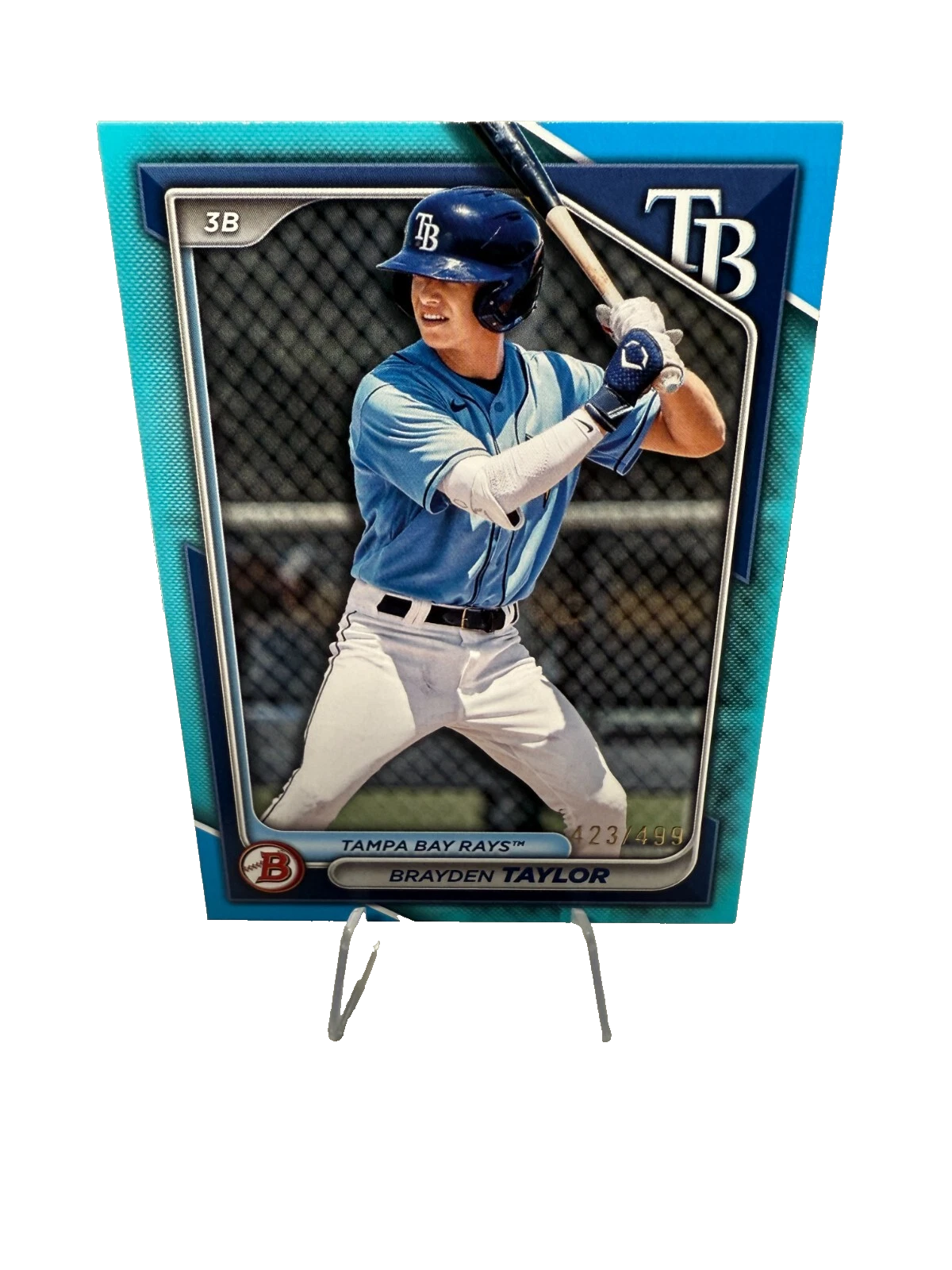 Brayden Taylor 2024 Bowman Draft Paper Sky Blue /499 #BD-182 Rays