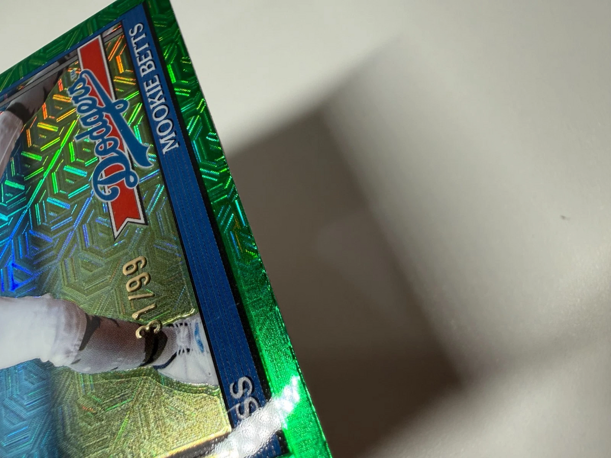 Mookie Betts 2026 Topps Series 1 Chrome Silver Pack Green /99 #91C-95 Dodgers