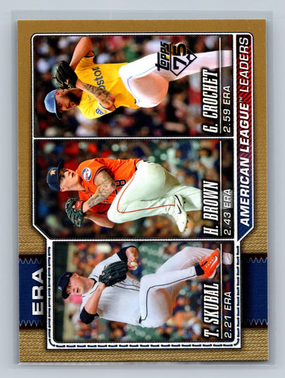 Skubal Brown Crochet 2026 Topps Series 1 Gold /2026 American League Leaders