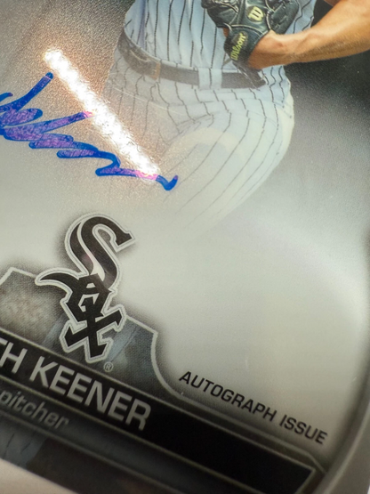 Seth Keener 2023 Bowman Draft Chrome 1st Auto #CDA-SK White Sox