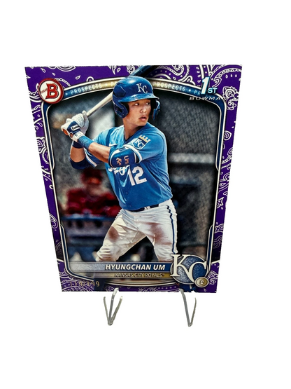 Hyungchan Um 2025 Bowman 1st Paper Purple Pattern /199 #BP-119 Royals