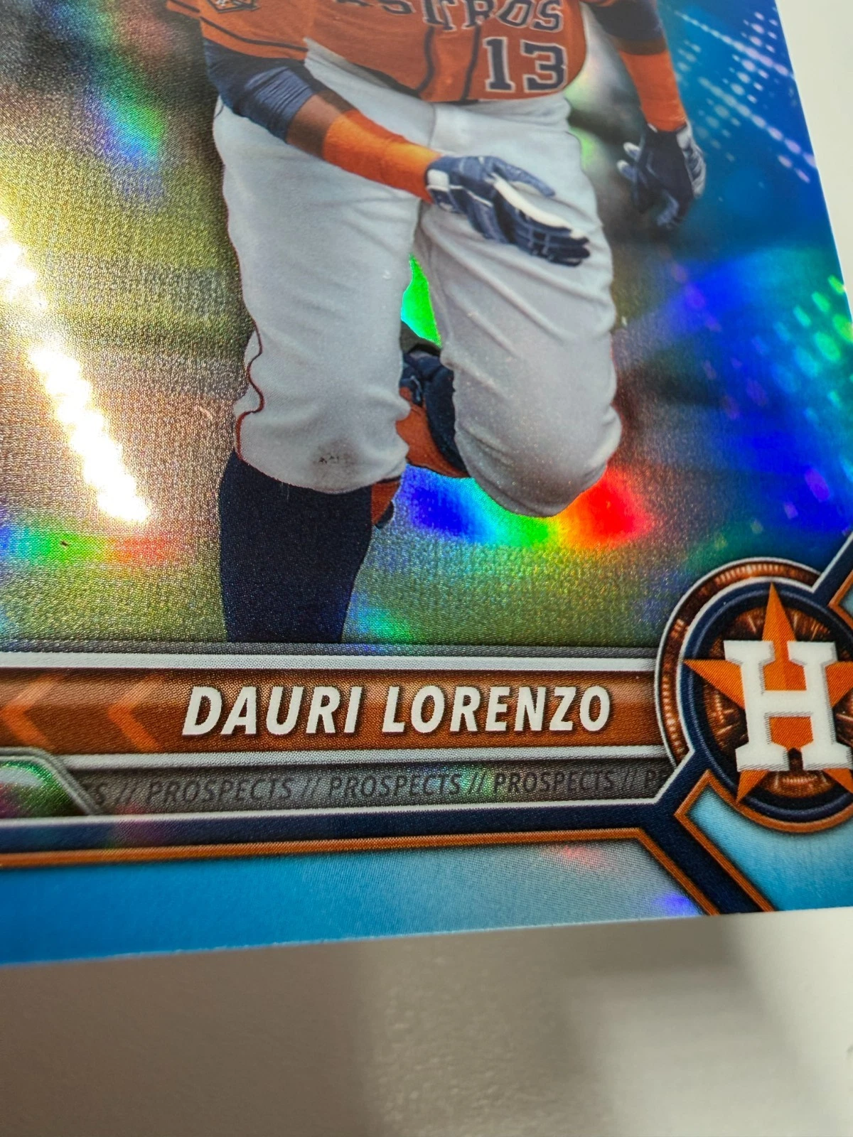 Dauri Lorenzo 2022 Bowman Chrome Prospect Blue Refractor /150 #BCP-217 Astros