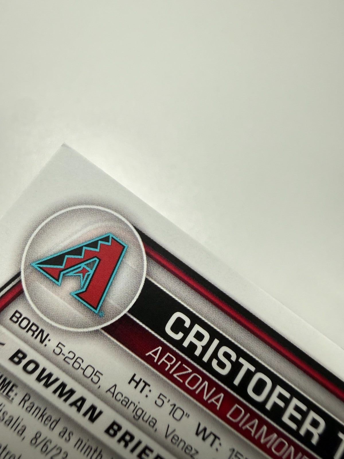 Cristofer Torin 2023 Bowman Draft Paper Green /99 #BD-148 Diamondbacks