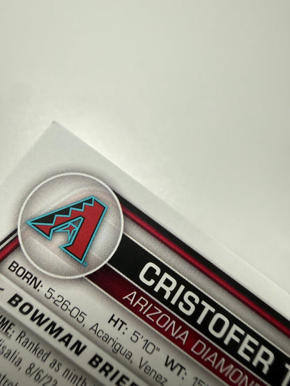 Cristofer Torin 2023 Bowman Draft Paper Green /99 #BD-148 Diamondbacks