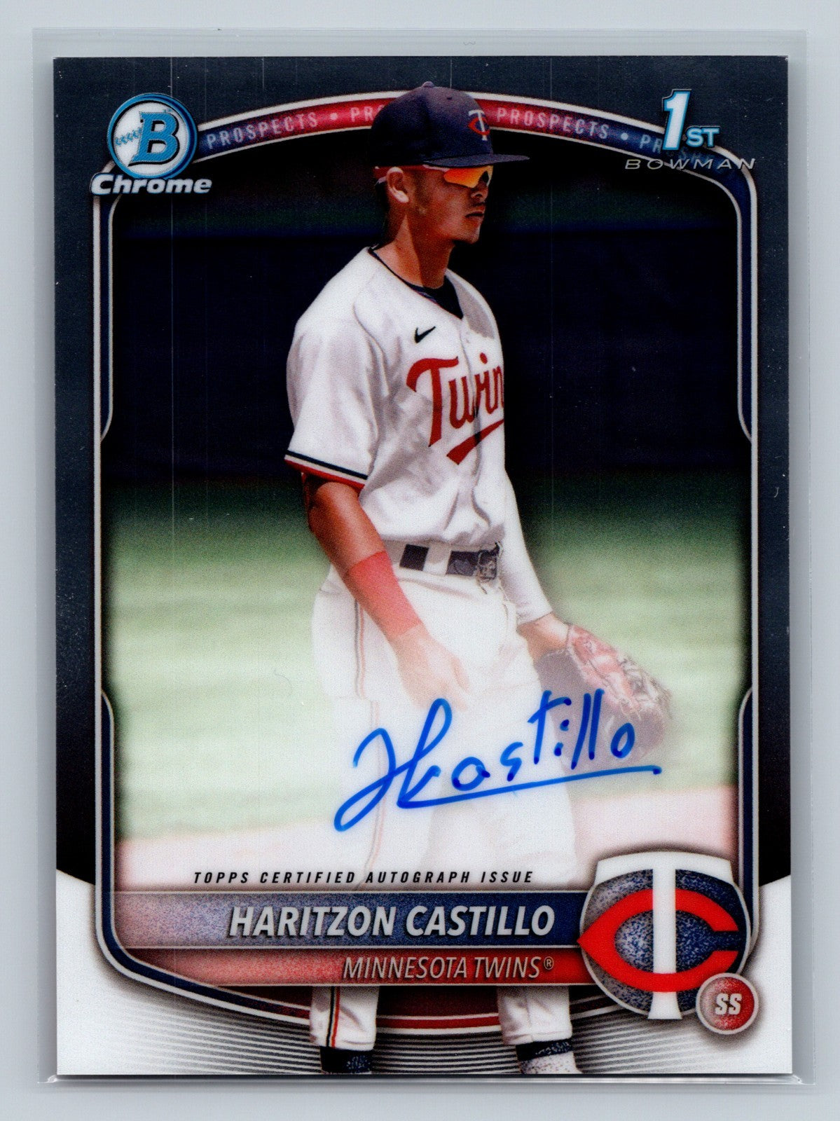 Haritzon Castillo 2025 Bowman Chrome 1st Auto #CPA-HC Twins