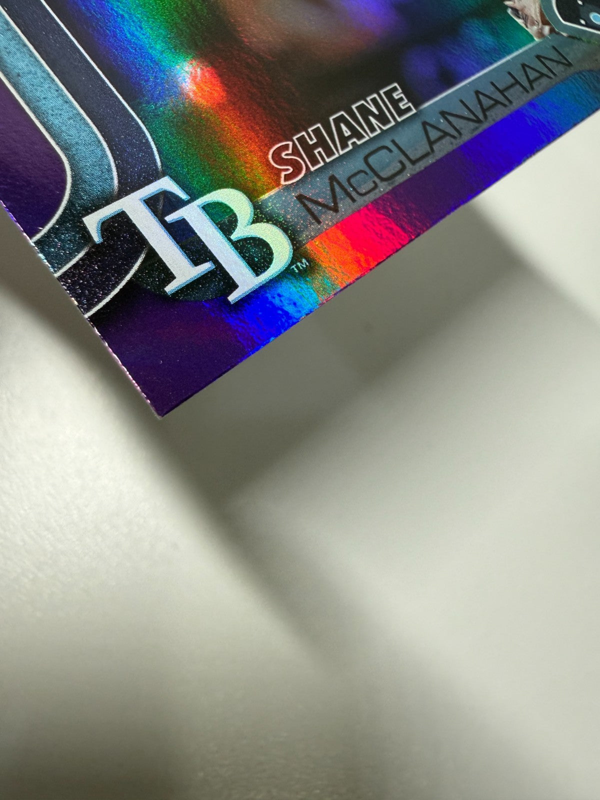 Shane McClanahan 2025 Topps Series 2 Purple Rainbow Foil /250 #492 Rays