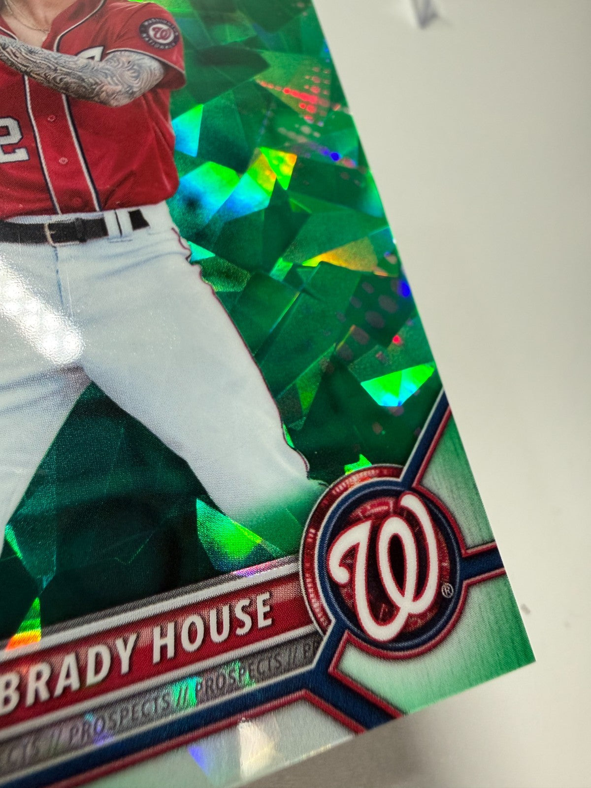 Brady House 2022 Bowman Draft Chrome Sapphire Green Refractor /50 #BDC-144