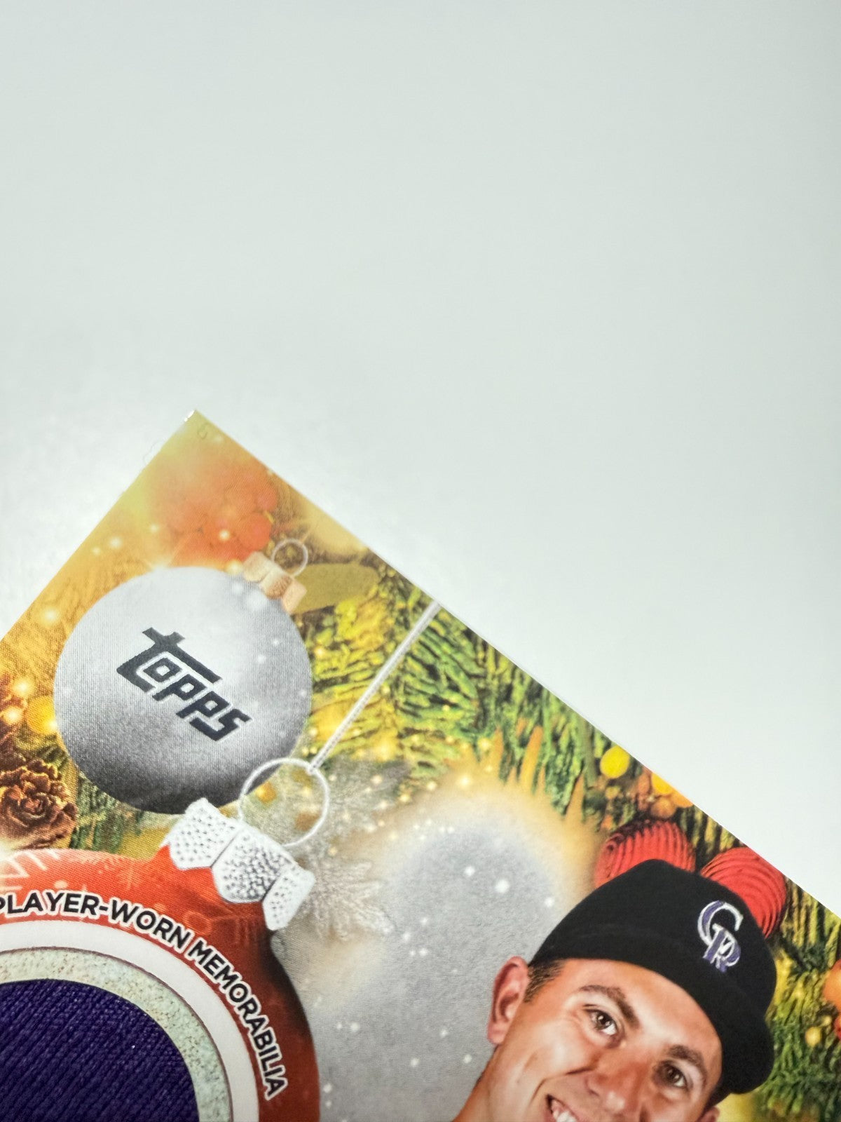 Drew Romo 2025 Topps Holiday Player Relic RC #PR-DR Rockies