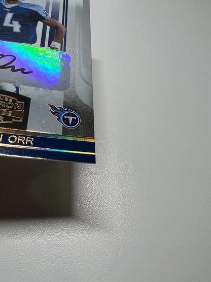 Jonathan Orr 2006 Donruss Gridiron Gear Gold Holofoil Auto /250 #166 Titans