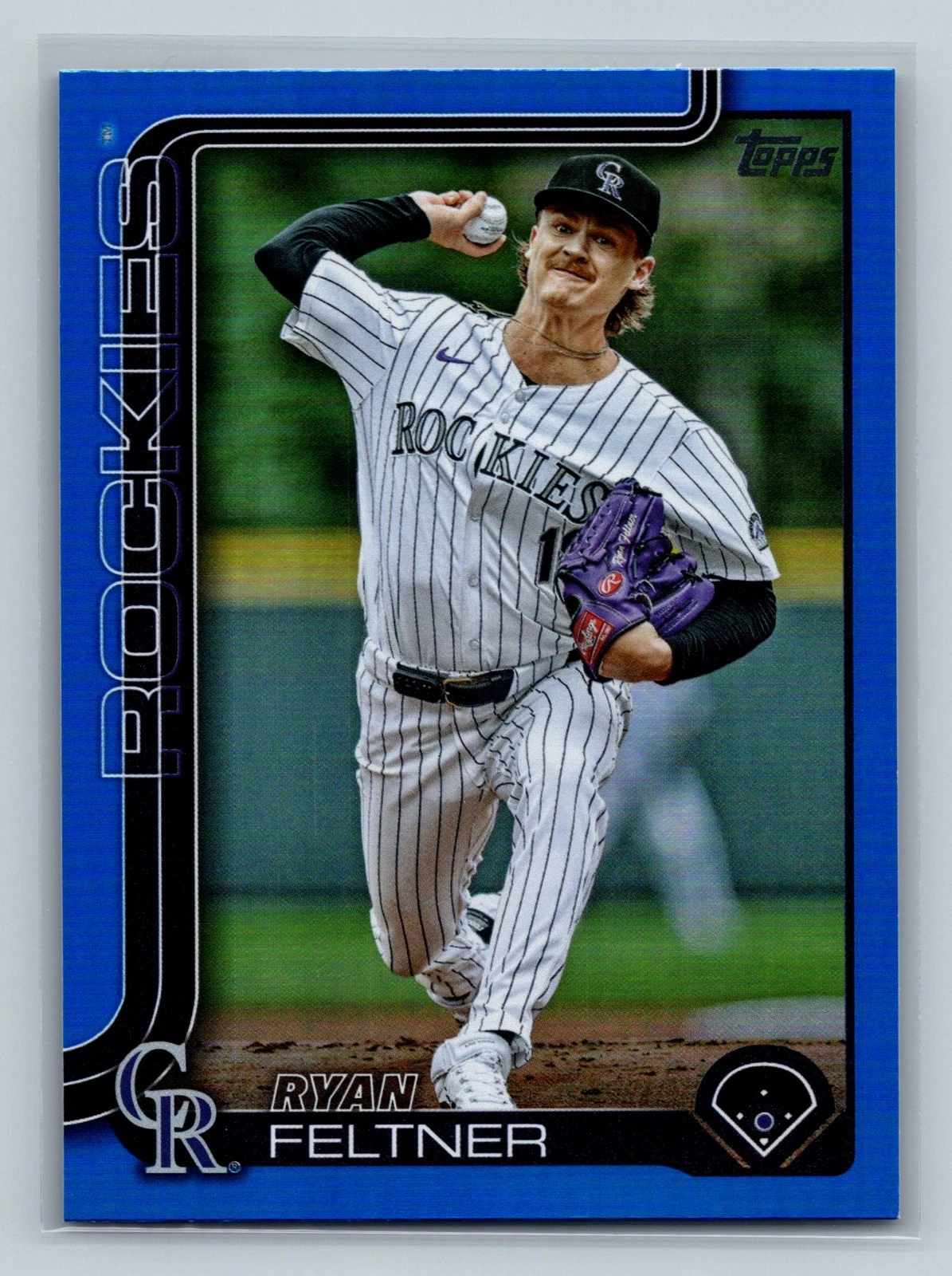 Ryan Feltner 2025 Topps Series 2 Blue /150 #444 Rockies