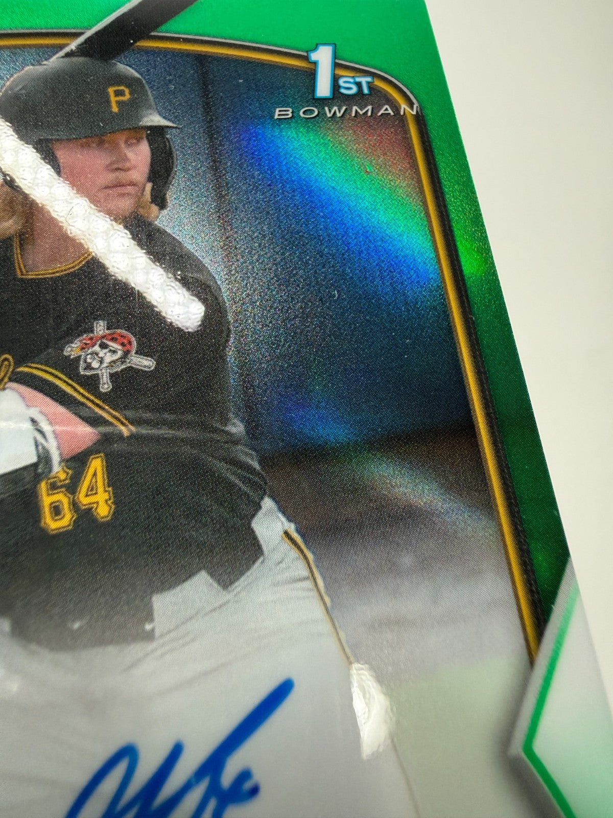 Garret Forrester 2023 Bowman Draft Chrome 1st Green Refractor Auto /99 #CDA-GF