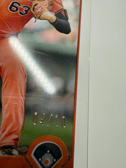 Brandon Young 2025 Topps Update Series Clear Acetate RC /10 #US97 Orioles